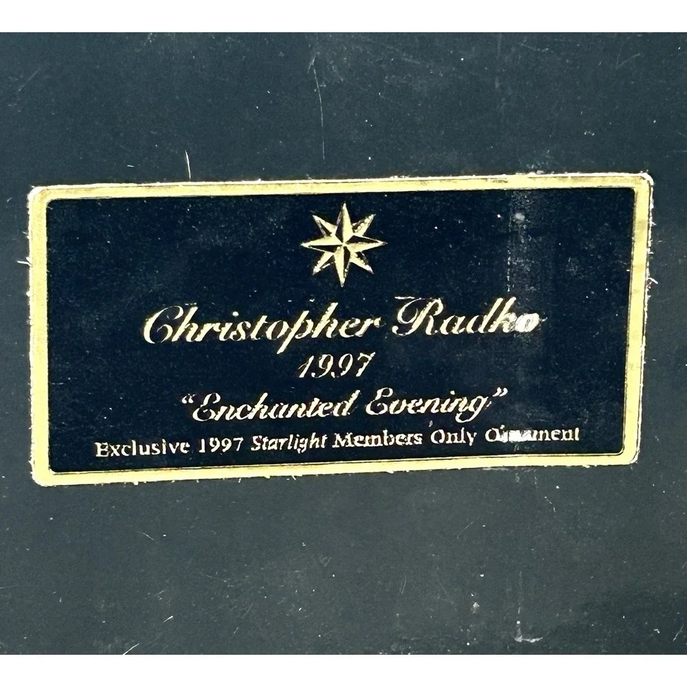 Christopher Radko authentic christopher